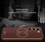 Vaku ® Vivo Y200e 5G Skylar Leather Pattern Gold Electroplated Soft TPU Back Cover