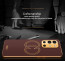 Vaku ® OnePlus 9R Skylar Leather Pattern Gold Electroplated Soft TPU Back Cover