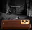 Vaku ® Xiaomi Redmi Note 12 5G Luxemberg Series Leather Stitched Gold Electroplated Soft TPU Back Cover