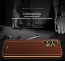 Vaku ® Samsung Galaxy A13 Luxemberg Leather Stitched Gold Electroplated Soft TPU Back Cover