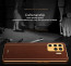 Vaku ® Oppo F19 Pro Luxemberg Series Leather Stitched Gold Electroplated Soft TPU Back Cover