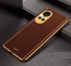 Vaku ® Oppo Reno10 5G Luxemberg Leather Pattern Gold Electroplated Soft TPU Back Cover