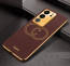 Vaku ® Vivo V29 5G Skylar Leather Pattern Gold Electroplated Soft TPU Back Cover