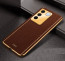 Vaku ® Vivo V27 5G Luxemberg Leather Pattern Gold Electroplated Soft TPU Back Cover
