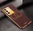 Vaku ® Vivo V27 5G Skylar Leather Pattern Gold Electroplated Soft TPU Back Cover
