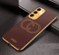 Vaku ® Samsung Galaxy S23 Plus Skylar Leather Pattern Gold Electroplated Soft TPU Back Cover