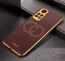 Vaku ® Xiaomi Redmi Note 11 Pro Skylar Leather Pattern Gold Electroplated Soft TPU Back Cover