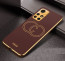 Vaku ® Redmi Note 11T 5G Skylar Leather Pattern Gold Electroplated Soft TPU Back Cover
