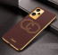 Vaku ® OnePlus Nord CE 2 Lite 5G Skylar Leather Pattern Gold Electroplated Soft TPU Back Cover