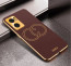 Vaku ® OnePlus Nord CE 2 5G Skylar Leather Pattern Gold Electroplated Soft TPU Back Cover