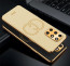 Vaku ® OnePlus 8T Skylar Leather Pattern Gold Electroplated Soft TPU Back Cover