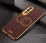 Vaku ® OnePlus Nord CE4 Skylar Leather Pattern Gold Electroplated Soft TPU Back Cover