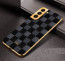 Vaku ® Samsung Galaxy S22 Cheron Leather Electroplated Soft TPU Back Cover