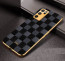 Vaku ® Oppo A16 Cheron Leather Electroplated Soft TPU Back Cover