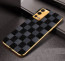 Vaku ® Oppo A55 Cheron Leather Electroplated Soft TPU Back Cover