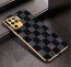 Vaku ® Oppo F19 Pro Cheron Leather Electroplated Soft TPU Back Cover