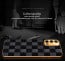 Vaku ® Oppo A74 Cheron Leather Stitched Gold Electroplated Soft TPU Back Cover
