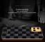 Vaku ® Vivo Y33s Cheron Leather Electroplated Soft TPU Back Cover