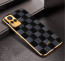 Vaku ® Vivo V21 5G Cheron Leather Electroplated Soft TPU Back Cover