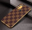 Vaku ® Samsung Galaxy M31 Cheron Series Leather Stitched Gold Electroplated Soft TPU Back Cover