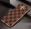 Vaku ® Xiaomi Redmi Note 9 Pro Max Cheron Series Leather Stitched Gold Electroplated Soft TPU Back Cover