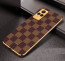Vaku ® Vivo Y73 Cheron Series Leather Stitched Gold Electroplated Soft TPU Back Cover