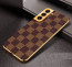 Vaku ® Samsung Galaxy S22 Plus Cheron Leather Electroplated Soft TPU Back Cover