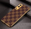 Vaku ® Vivo iQoo Z3 5G Cheron Series Leather Stitched Gold Electroplated Soft TPU Back Cover