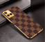Vaku ® Vivo Y33s Cheron Leather Electroplated Soft TPU Back Cover
