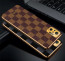 Vaku ® Redmi Note 10 Pro Cheron Leather Electroplated Soft TPU Back Cover