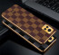 Vaku ® Vivo V20 Cheron Leather Electroplated Soft TPU Back Cover