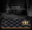 Vaku ® Xiaomi Redmi Note 9 Pro Max Cheron Series Leather Stitched Gold Electroplated Soft TPU Back Cover