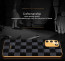 Vaku ® Samsung Galaxy S10 lite Cheron Series Leather Stitched Gold Electroplated Soft TPU Back Cover