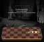 Vaku ® OnePlus 8 Cheron Series Leather Stitched Gold Electroplated Soft TPU Back Cover