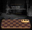 Vaku ® Oppo A55 Cheron Leather Electroplated Soft TPU Back Cover