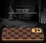 Vaku ® Vivo V21 5G Cheron Leather Electroplated Soft TPU Back Cover