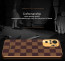 Vaku ® Redmi Note 10S Cheron Series Leather Stitched Gold Electroplated Soft TPU Back Cover