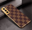 Vaku ® Samsung Galaxy S22 Cheron Leather Electroplated Soft TPU Back Cover