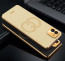 Vaku ® Samsung Galaxy A03 Skylar Leather Pattern Gold Electroplated Soft TPU Back Cover
