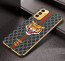Vaku ® Samsung Galaxy F13 Lynx Line Leather Stitched Gold Electroplated Soft TPU Back Cover Case