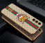 Vaku ® Samsung Galaxy M13 Lynx Leather Stitched Gold Electroplated Soft TPU Back Cover