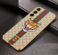Vaku ® Samsung Galaxy M13 Lynx Leather Stitched Gold Electroplated Soft TPU Back Cover