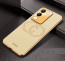 Vaku ® Vivo Y200 5G Skylar Leather Pattern Gold Electroplated Soft TPU Back Cover