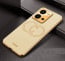 Vaku ® Vivo Y35 4G Skylar Leather Pattern Gold Electroplated Soft TPU Back Cover