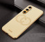 Vaku ® Samsung Galaxy A05s Skylar Leather Pattern Gold Electroplated Soft TPU Back Cover
