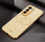 Vaku ® Oppo Reno12 5G Skylar Leather Pattern Gold Electroplated Soft TPU Back Cover