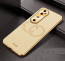 Vaku ® Vivo V40 5G Skylar Leather Pattern Gold Electroplated Soft TPU Back Cover
