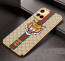 Vaku ® Vivo Y21a Lynx Designer Leather Pattern Gold Electroplated Soft TPU Back Cover Case