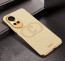 Vaku ® Oppo Reno10 5G Skylar Leather Pattern Gold Electroplated Soft TPU Back Cover