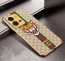 Vaku ® Vivo V25 5G Lynx Designer Leather Pattern Gold Electroplated Soft TPU Back Cover Case
